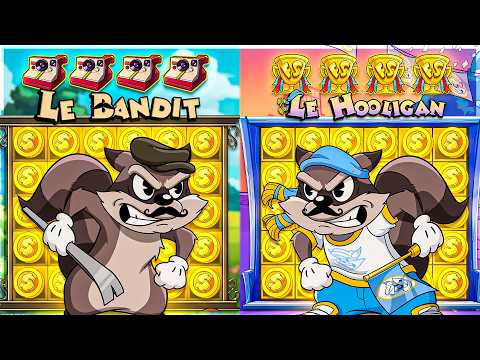 LE BANDIT VS LE HOOLIGAN SLOT BONUS BUYS!!