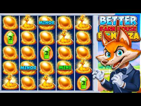 FULLSCREEN On BETTER BARN HOUSE BONANZA SLOT!!