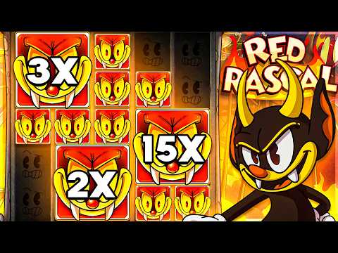 MASSIVE CLUSTERS On RED RASCAL SLOT PAID!!