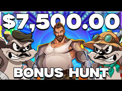 $7500 BONUS HUNT OPENING!! (15 SLOTS)