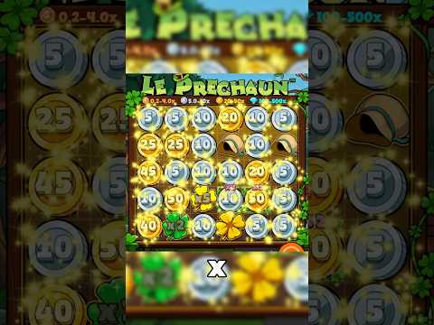 TWO GOLDEN CLOVERS ON LE PRECHAUN