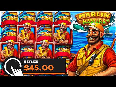 MASSIVE $45.00 BONUS On MARLIN MASTERS OG SLOT!!