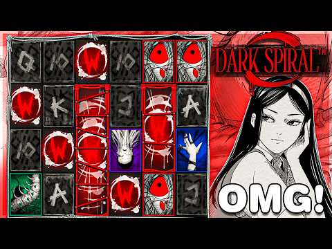 INSANE WILD HIT On DARK SPIRAL SLOT!!