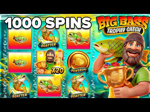 RARE X20 STAGE On BIG BASS TROPY CATCH SLOT!!