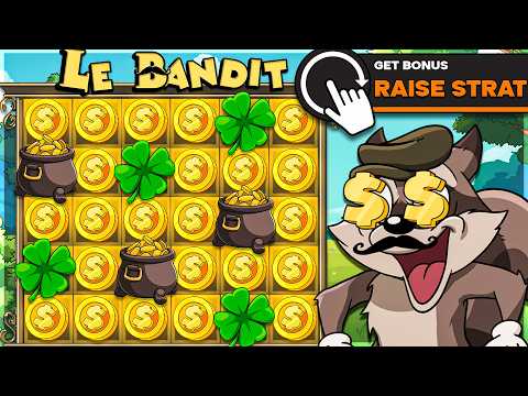 So Many RAISE STRAT BONUSES On LE BANDIT SLOT!!
