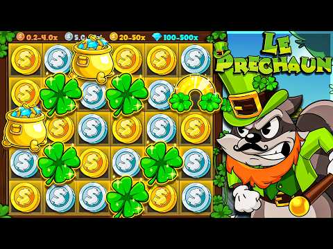 SO MANY CLOVERS On LE PRECHAUN SLOT!!